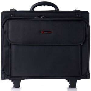 Alpine Swiss Rolling Briefcase Wheel Catalog Hard Case Laptop Bag Lawyer Attache